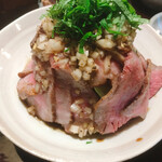 とっくりや - ローストビーフサラダです。