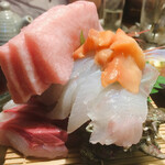 とっくりや - もう何が乗ってるのが食べてみないと分かりません。