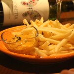 Potato fries ~ Red curry mayo ~