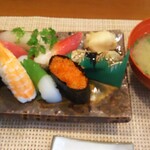 玄海鮨 - 貝汁  が  付いてます