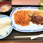 Yokohama Umaimontei - 200806木　神奈川　横濱うまいもん亭 　ナポチキ定食900円