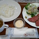 Hanaterasu Kafe Ando Furawa- - ローストビーフランチ