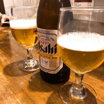 創作麺工房 鳴龍 - 瓶ビール　500円