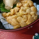 塩釜あがらいん - ウニ丼ハーフ