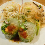 プロォーイ タイ料理 - 生春巻+春雨サラダ