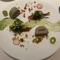 オオハラ エ シーアイイー - 前菜 鮎のムースと稚鮎のフリット たで酢風味
                      2020年8月7日ランチ