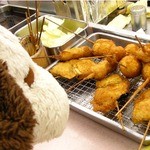 八重勝 - 玉子、じゃがいも、かぼちゃ・・・どんどん注文します。