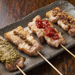 Various grilled pork belly