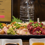 2020.8 超お得！鶏馬刺し4点盛り！（1,980円）