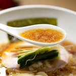 Japanese Ramen Noodle Lab Q - 「裏Ｑ限定 煮干し醤油わんたん麺1300円」