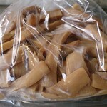 中華そば処 琴平荘 - テイクアウト 温タレつけ麺のメンマ