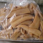 中華そば処 琴平荘 - テイクアウト 温タレつけ麺のメンマ