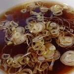 中華そば処 琴平荘 - テイクアウト 温タレつけ麺のタレ（ネギ別売）