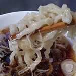 中華そば処 琴平荘 - テイクアウト 温タレつけ麺の麺