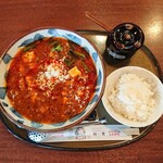 三宝亭 - 全とろ麻婆麺 880円（平日半ライスサービス）