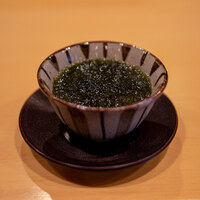 鮨 かの - 青海苔茶碗蒸し