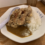 極濃湯麺 シントミ - 小カレー、唐揚げ