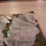 富梅 - オッポ薄造りと皮湯びき
      