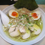 美志満 - 塩ワンタン麺\900＋味付玉子\100