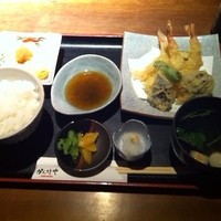 かんてきや 要 - 天麩羅ランチ1300円