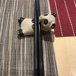 中國菜 心香 - 箸置きのパンダ