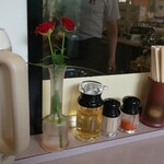 春木屋 - 本日の花と調味料等(R2.8.7撮影)