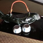 鶴の湯温泉 - 岩魚骨酒（いわな１尾と骨１本入り ３合）