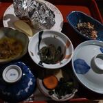 鶴の湯温泉 - 夕飯　ズームアップ