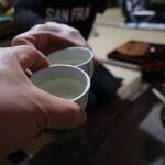 鶴の湯温泉 - 岩魚骨酒（いわな１尾と骨１本入り ３合）