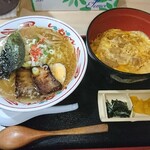 中華そばと炙り親子丼 すばる屋 - 白正油セット