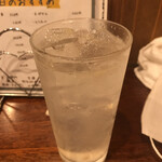 炭火焼き鳥 でん - 生レモンサワー