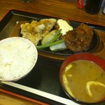 六甲食堂 - チキングリルおろしポン酢若鶏のから揚げ南蛮チキンカツ／８００円