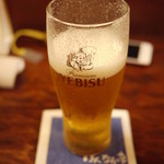 はんなり亭 - 2012/6 エビスビール中