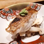 炭火割烹 白坂 - ⚫ノドグロ　松茸　温寿司