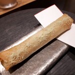 炭火割烹 白坂 - ⚫枝豆の春巻き　枝豆、枝豆した春巻きです✨✨