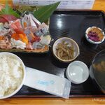 平の食堂 - 刺身23種類盛,平の食堂(岡崎魚市場,愛知県岡崎市) 食彩品館.jp撮影