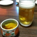 旬菜・鮮魚・創作 みたき - 生ビールとお通し