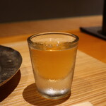 日本料理 幸庵 - 自家製梅酒ソーダが食前酒代わり