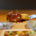 日本料理 幸庵 - 淡路島 由良の赤雲丹リフトアップ
