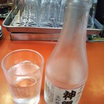 丸吉飯店 - 日本酒冷酒 800円(税込)(2020年8月7日撮影)