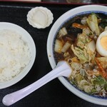 中華料理ひろし - 広東麺850円中ライス220円