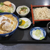 Oomura An - カツ丼と冷たいおそばのセット　1100円