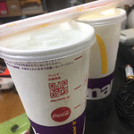 マクドナルド - バナナシェイクM & セットゼロコーラM