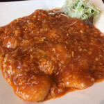 春香亭 - エビチリ