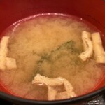 雛鮨 - 味噌汁