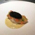 エクアトゥール - 平目のロースト、キャビア