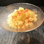 エクアトゥール - パイナップルのソルベ　パフェ風