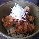 手打ちうどん　福家 - 竜田揚げミニ丼