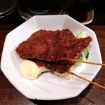 肝屋　嘉正亭　みその - 肝屋の手造りレバカツ