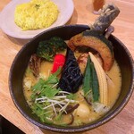 札幌スープカリー 荒谷商店 - 丸ごとチキンレッグと野菜のカリー